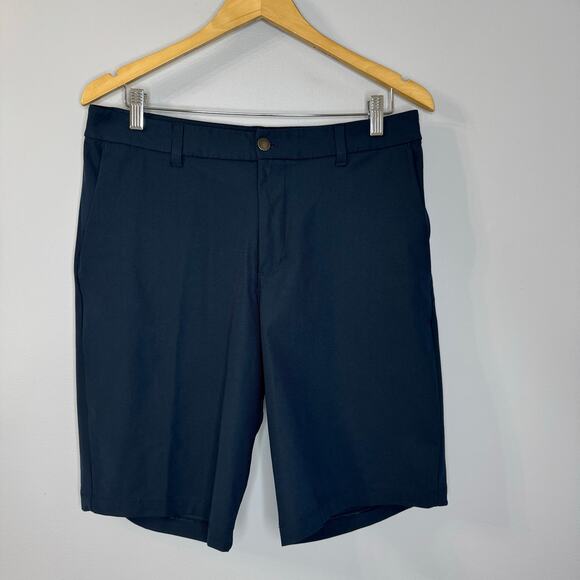 Lululemon Commission Short Relaxed Warpstreme 11" True Navy Stretch Men's 32 - Picture 1 of 8